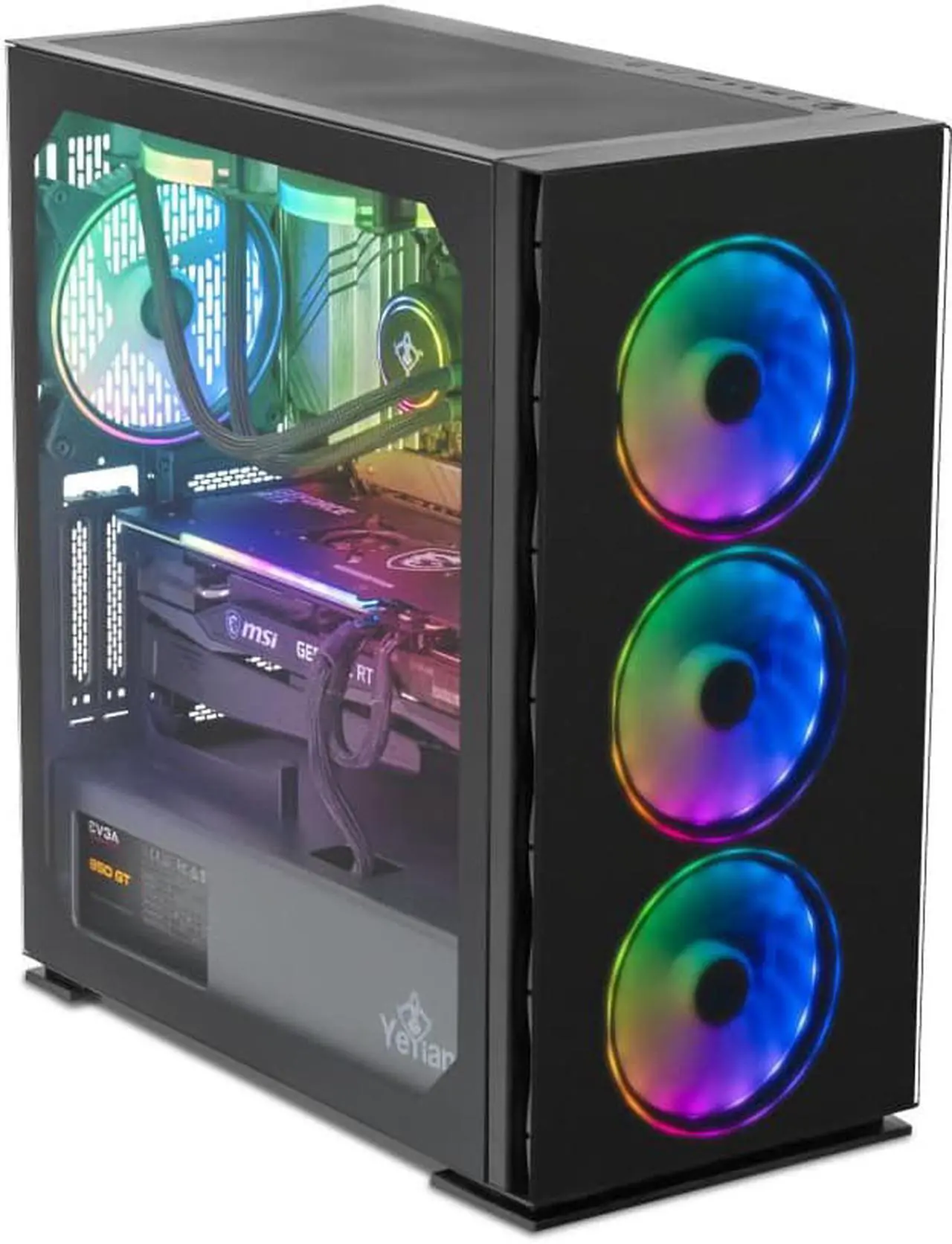 Main image of YEYIAN YARI X13-01 Gaming PC Desktop INTEL Core i7 13700KF, NVIDIA RTX 3070 Ti, 1TB NVMe SSD, 16GB DDR5 5600, 850W Gold PSU, 240mm AIO, AC Wi-Fi, Window 11 Home 64-bit