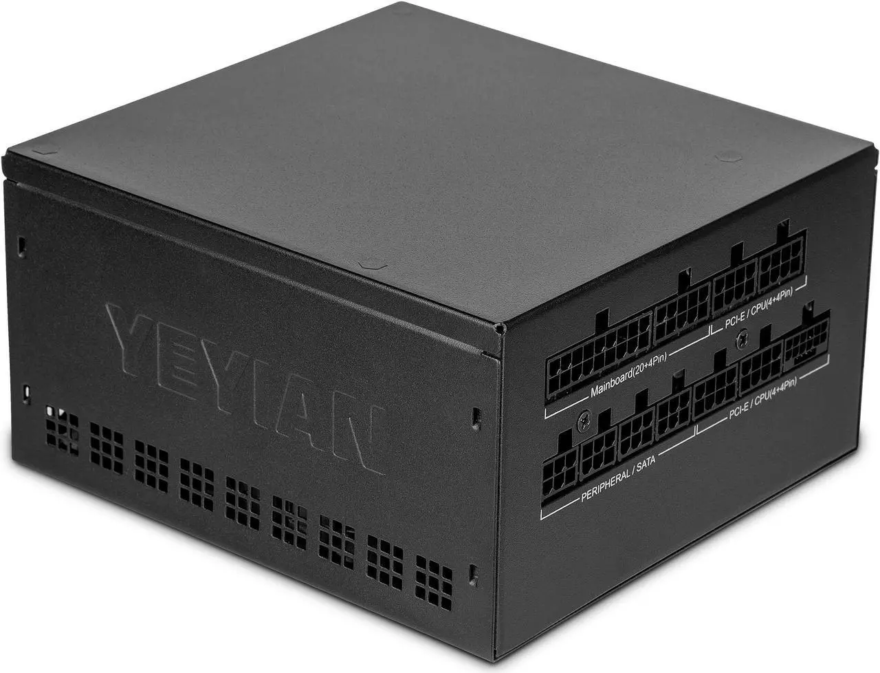 Alt view image 2 of 8 - YEYIAN Gaming Power Supply PCIE 5.0 Pegasus 1000W 80+ Platinum Certified YFP-1K031-01, 4080 4090 ATX 3.0 Compatible - Nichicon High Quality Japanese capacitor - Low Noise
