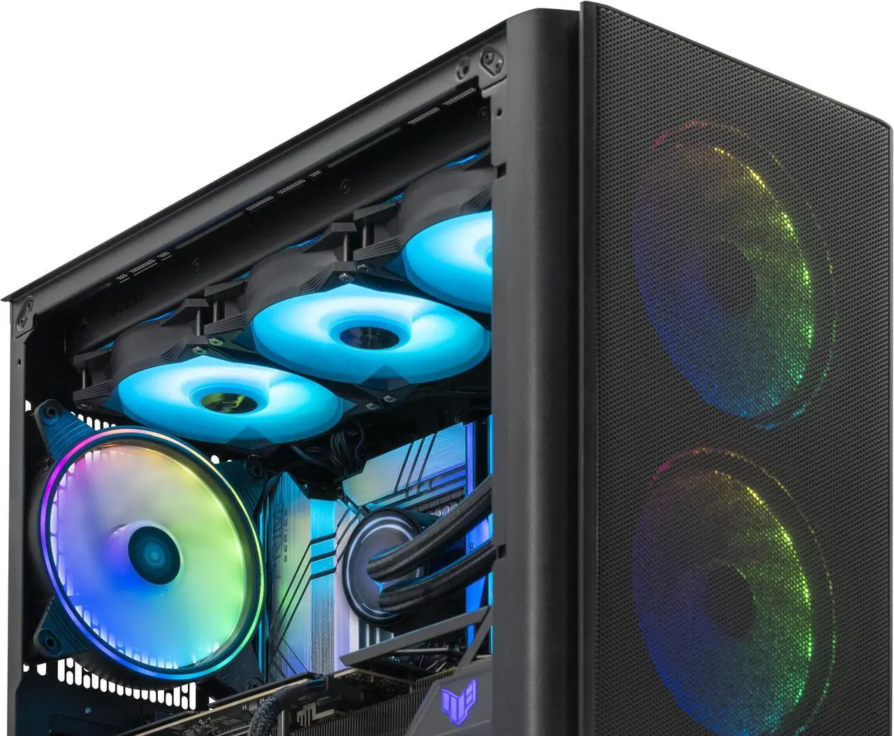 Alt view image 3 of 5 - YEYIAN ODACHI 14th Gen CPU Powerful Gaming PC Desktop INTEL i9 14900KF, RTX 4090, 2TB NVMe SSD + 6TB HD, 64GB DDR5 6000MHz, 1000W Platinum PSU, 360mm AIO, AC Wi-FI, Window 11 64bit - YPI-OD49KFD-4901U