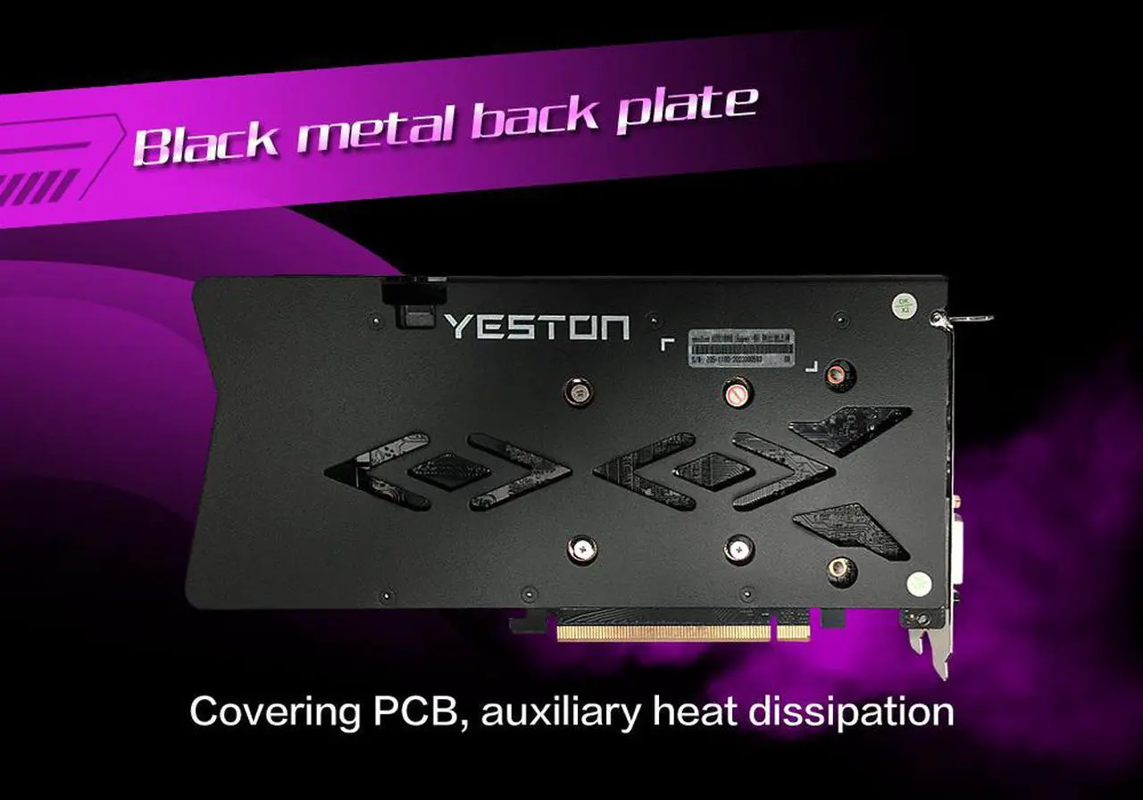 Alt view image 6 of 7 - Yeston GeForce GTX 1660  Super-6G  GDDR6  6GB 192Bit Graphics cards Nvidia pci express x16 3.0 video cards Desktop computer PC video gaming graphics card