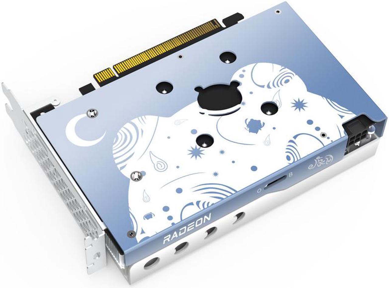 Alt view image 4 of 5 - Yeston Radeon RX 6500 XT 4GB D6 GDDR6 6nm video cards Desktop computer PC Video Graphics Cards support PCI-Express 4.0 1*DP+1*HDMI-compatible  graphics card