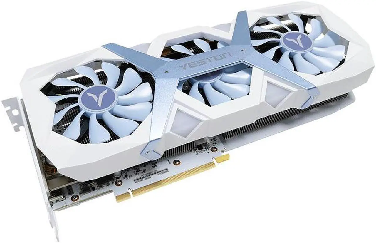 Alt view image 2 of 7 - Yeston Sakura GeForce RTX 4060 Ti 8GB GDDR6 PCI Express 4.0 Video Card HDMI 2.1*1 + DP1.4a*3 video cards Desktop computer PC video gaming graphics card