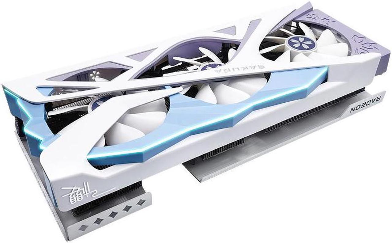 Alt view image 2 of 5 - Yeston Radeon RX 7800 XT 16GD6 GDDR6  video cards Desktop computer PC Video Graphics Cards support PCI-Express 4.0 3*DP+1*HDMI-compatible RGB light effect Fragrant graphics card RX 7800XT
