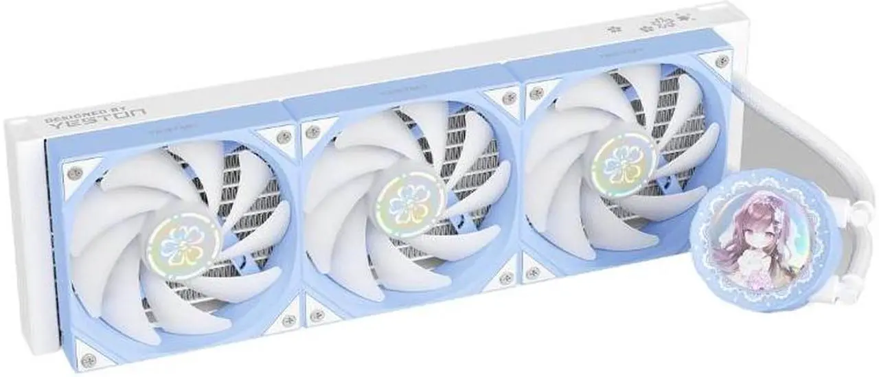 Yeston(イエストン) Sakura 360 360mm CPU Liquid Cooler Yeston Sakura 360 CPU Water Cooler – ARGB