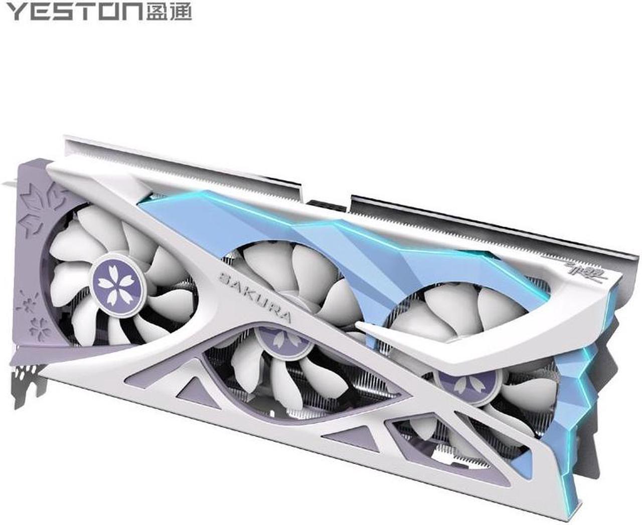 Main image of Yeston Sakura GeForce RTX 4060 Ti 16GB GDDR6 PCI Express 4.0 Video Card HDMI 2.1*1 + DP1.4a*3 video cards Desktop computer PC video gaming graphics card