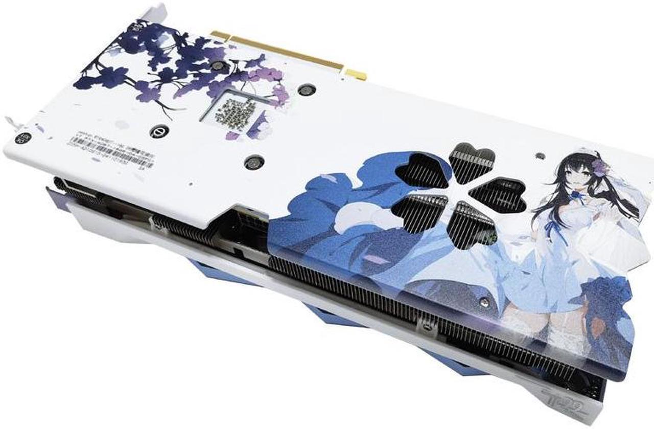 Alt view image 3 of 6 - Yeston Sakura GeForce RTX 4060 Ti 16GB GDDR6 PCI Express 4.0 Video Card HDMI 2.1*1 + DP1.4a*3 video cards Desktop computer PC video gaming graphics card