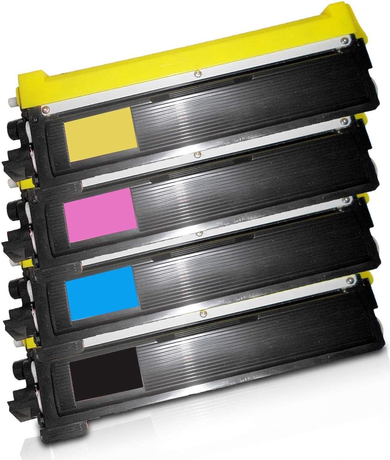 1 Set of 4 Inkfirst® Compatible Toner Cartridges TN210 TN-210 Replacement for Brother TN210 MFC-9010CN MFC-9120CN MFC-9320