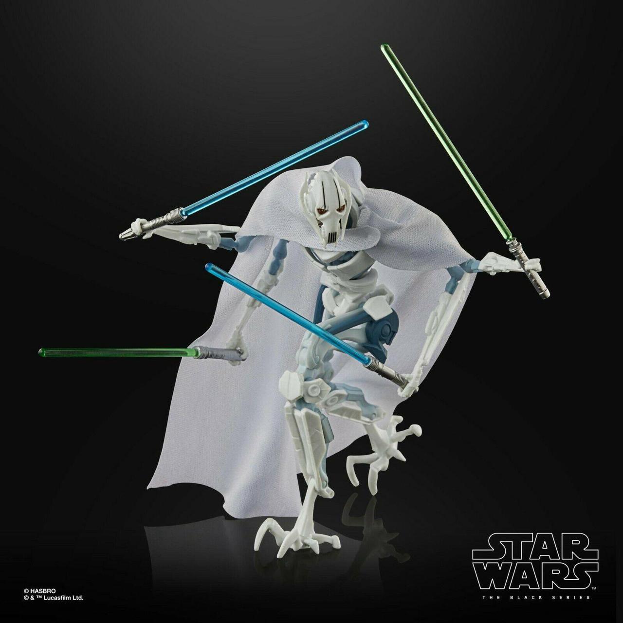 Alt view image 4 of 6 - HASBRO STAR WARS BLACK SERIES CLONE WARS GENERAL GRIEVOUS 6" ACTION FIGURE EXCLUSIVE