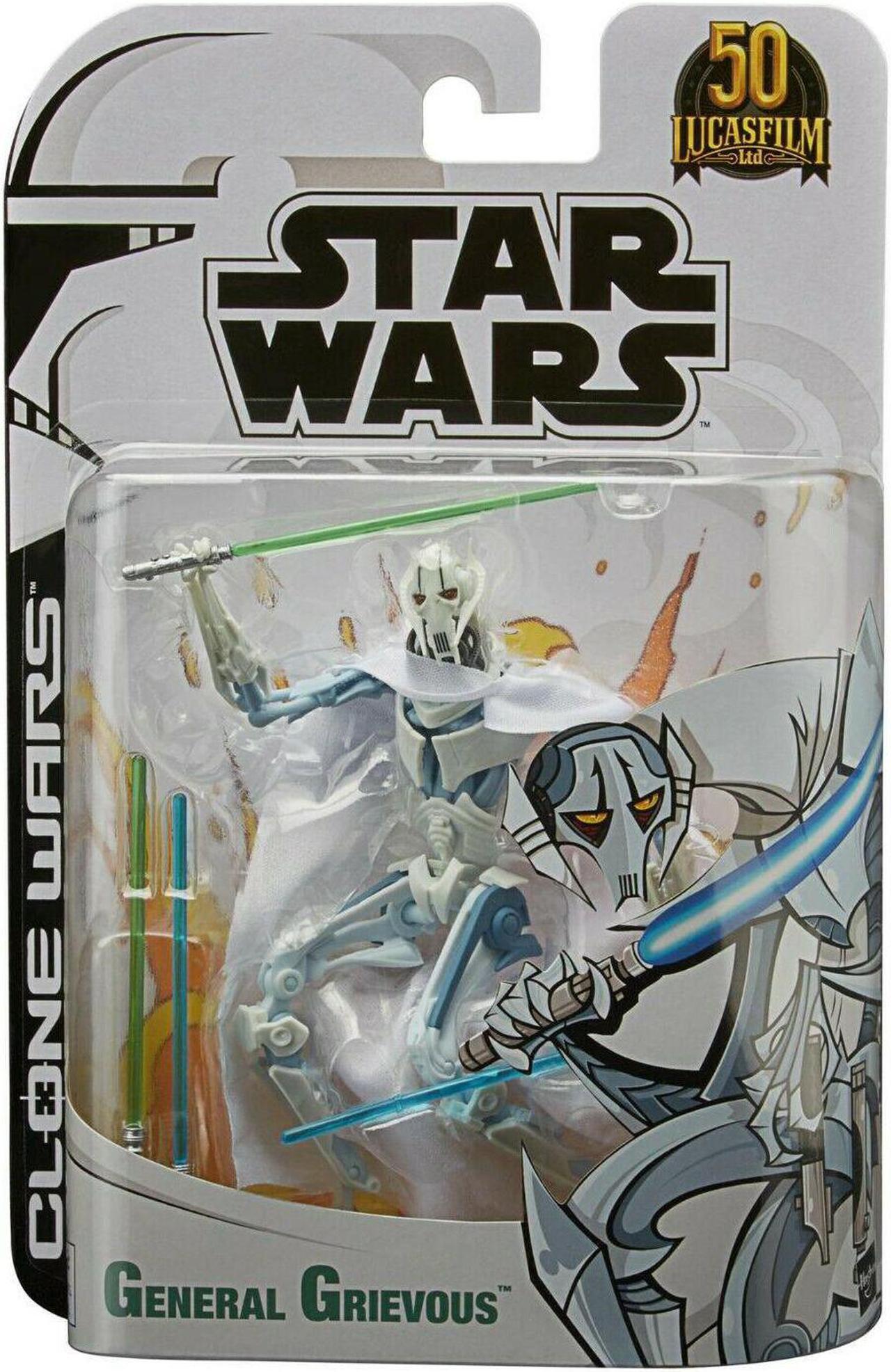 Main image of HASBRO STAR WARS BLACK SERIES CLONE WARS GENERAL GRIEVOUS 6" ACTION FIGURE EXCLUSIVE