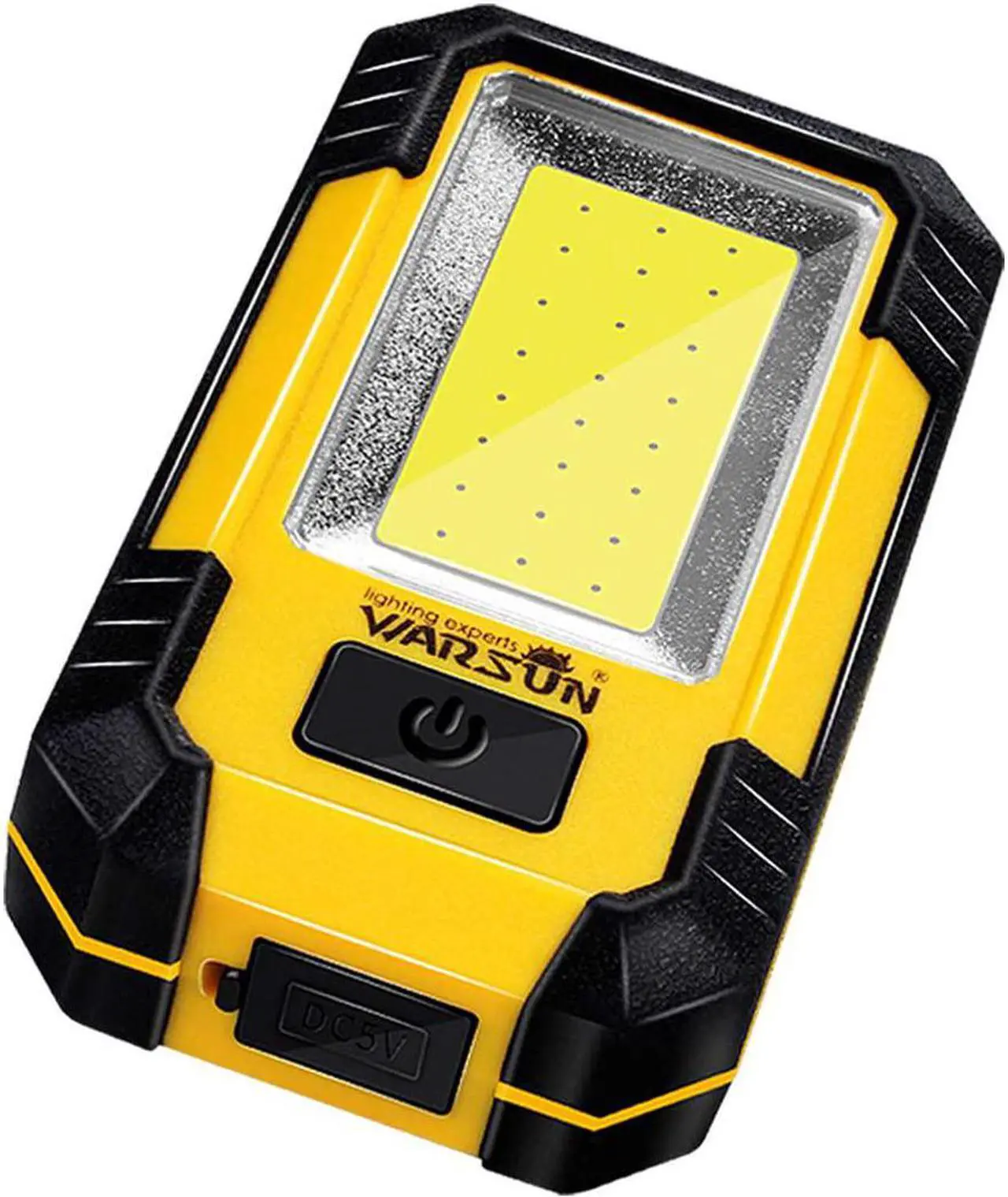 Main image of WARSUN Led Work Lights Rechargeable Magnetic Mechanic Light Portable Worklight for Camping Car Repairing 30w 1200 High Lumens Bright Yellow