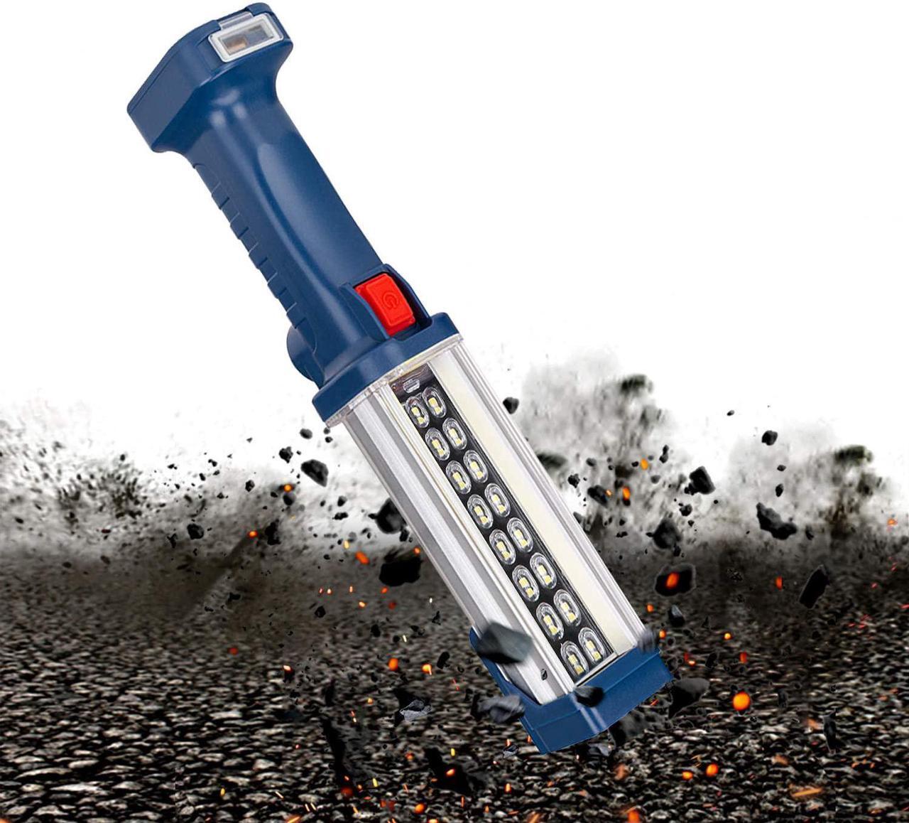 Main image of WARSUN Portable LED Rechargeable Handheld Work Light,Magnetic Base & Hanging Hook, 30W 1200Lumens Super Bright, 5000K, for Car Repairing, Camping, Hiking, Backpacking, Fishing,