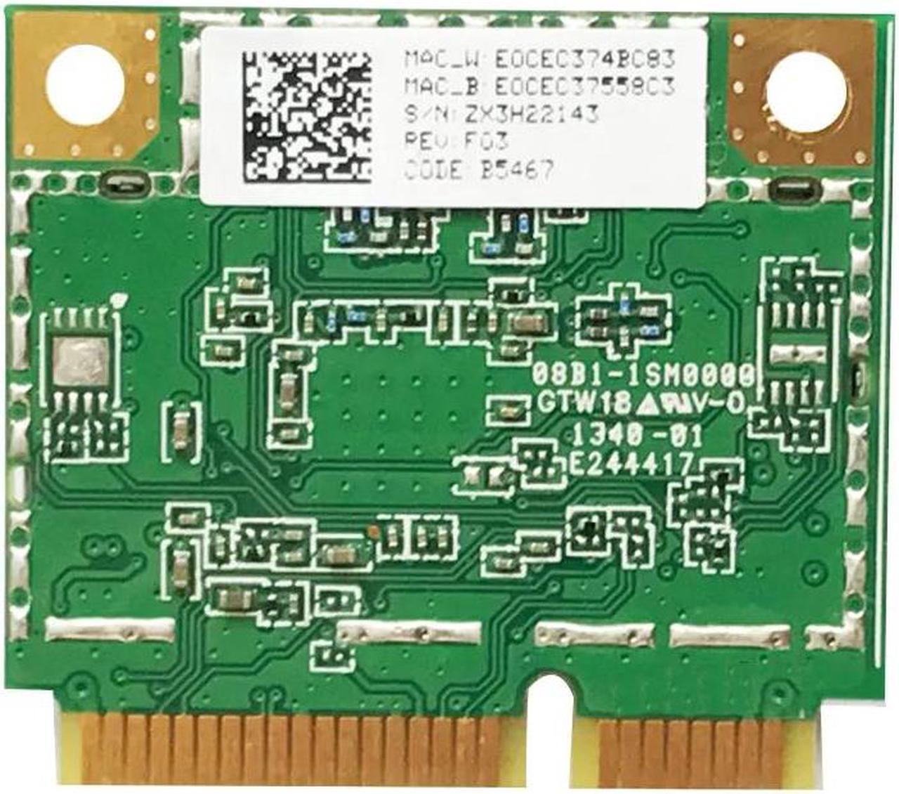 Alt view image 7 of 7 - Dual Band 300Mbps Wifi AR5B22 Wireless 802.11a/b/g/n Half Mini PCI-E WLAN 2.4G/5Ghz 4.0 Wi-Fi Wireless Network Card
