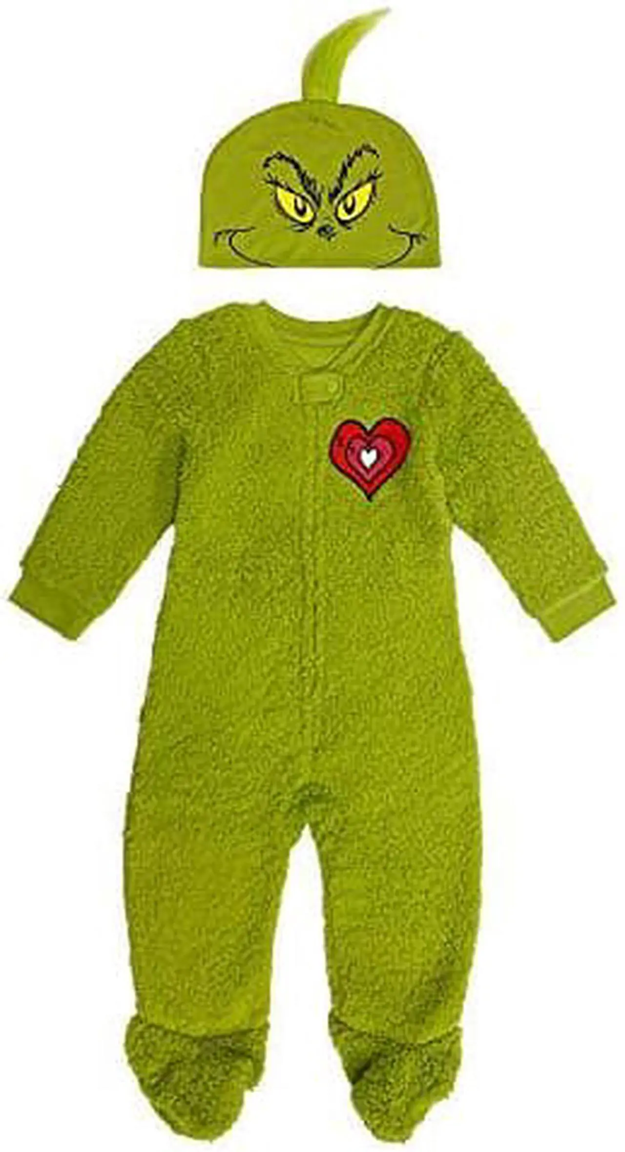 Main image of Dr. Seuss Matching Family Grinch Onesie Pajamas - Baby/Infant, 3T