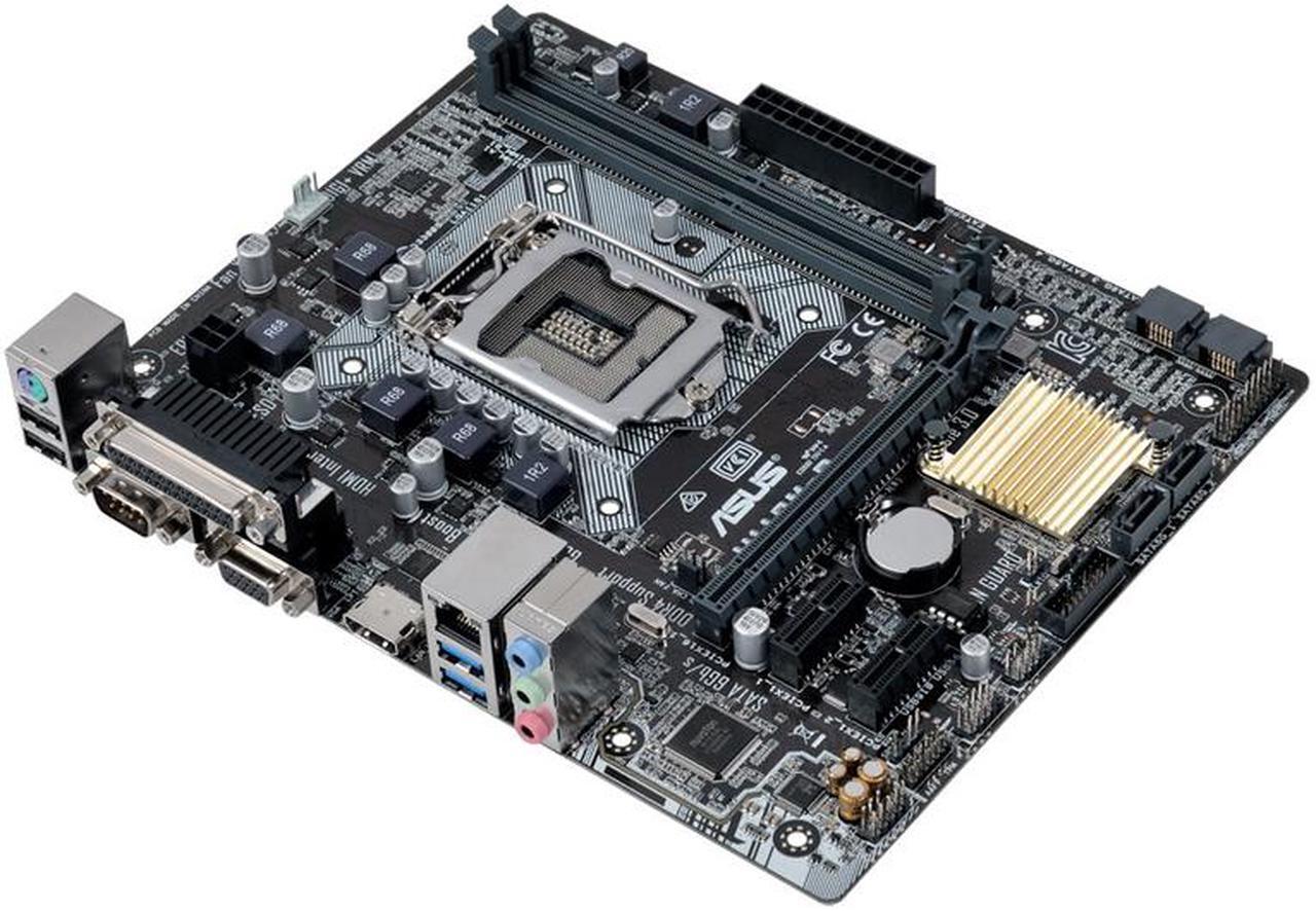 Alt view image 7 of 8 - ASUS H110M-K D3 LGA 1151 Intel H110 USB 3.0 Micro ATX Intel Motherboard
