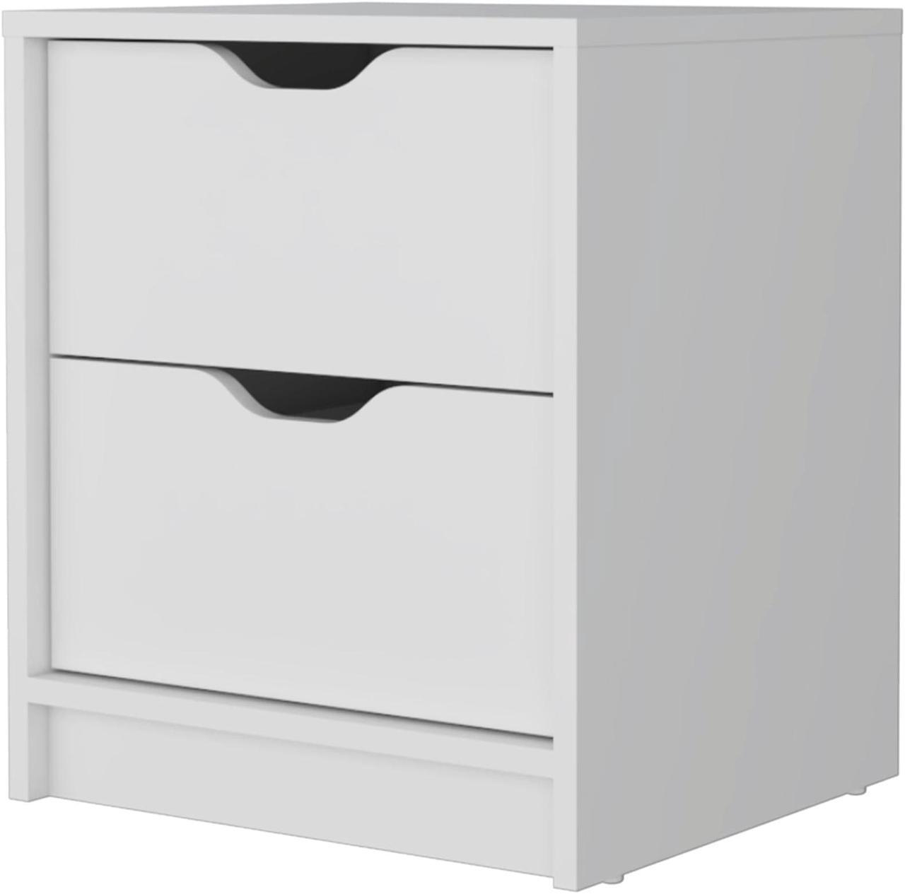 Main image of Dillon 2 Drawers Nightstand, Bedside Table with Storage