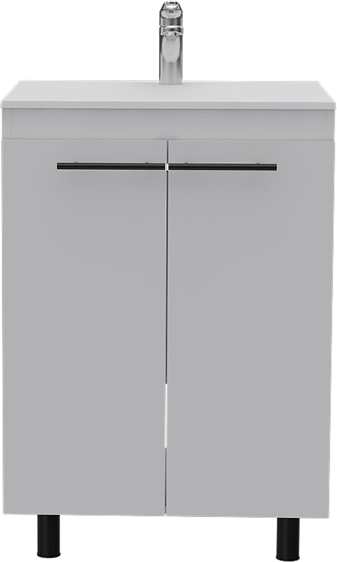 Main image of Selma 60" Freestanding Vanity Cabinet With Division