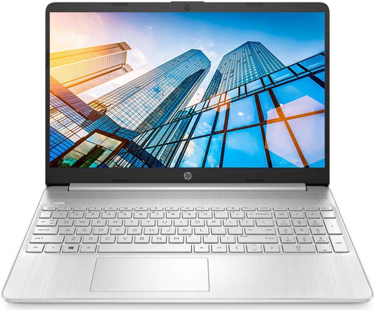 Newest HP Laptop, 15.6” Full HD Touchscreen, Intel Core i7-1165G7, 64GB RAM, 1TB SSD, Media Card Reader, USB Type-C, HDMI, Webcam, Wi-Fi, Bluetooth, Windows 11 Enterprise, Natural Silver