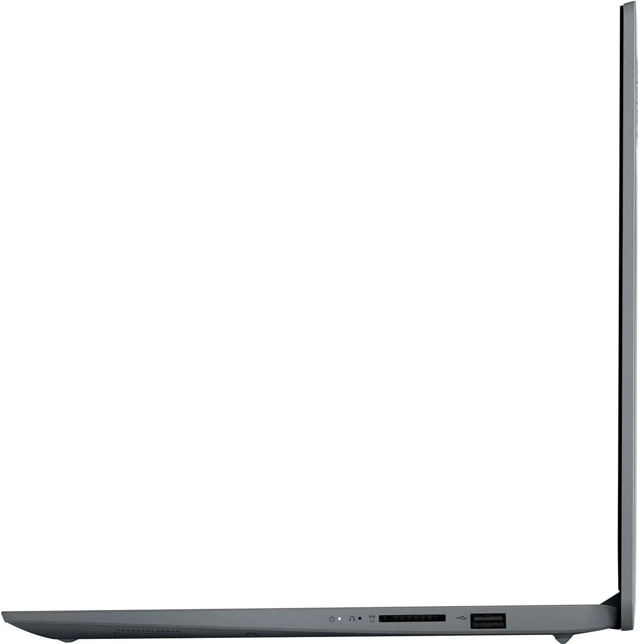Alt view image 6 of 6 - Lenovo Ideapad 1 Laptop, 15.6" HD Display, AMD Athlon Silver 3050U Processor, 20GB RAM, 1TB PCIe SSD + 128GB eMMC, Webcam, HDMI, USB Type-C, Wi-Fi 6, SD Card Reader, Windows 11 Home, Grey