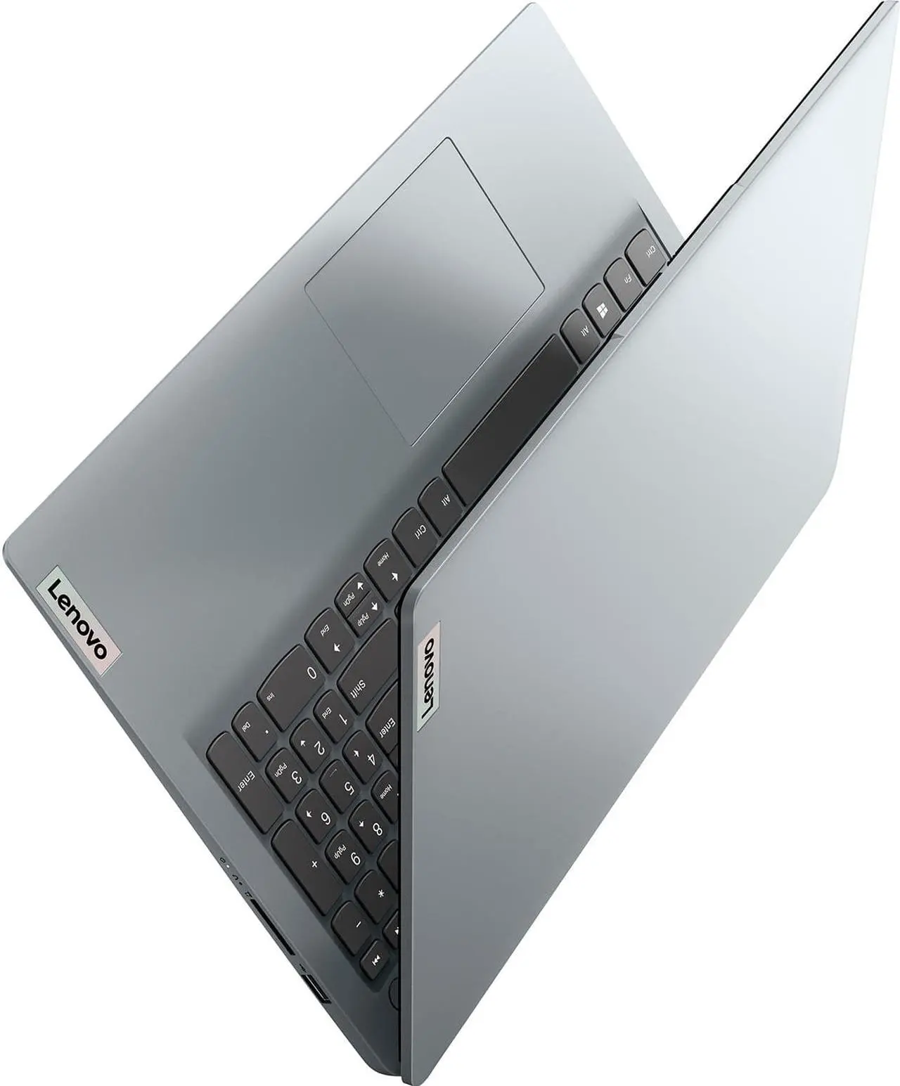 Alt view image 4 of 6 - Lenovo Ideapad 1 Laptop, 15.6" HD Display, AMD Athlon Silver 3050U Processor, 20GB RAM, 1TB PCIe SSD + 128GB eMMC, Webcam, HDMI, USB Type-C, Wi-Fi 6, SD Card Reader, Windows 11 Home, Grey