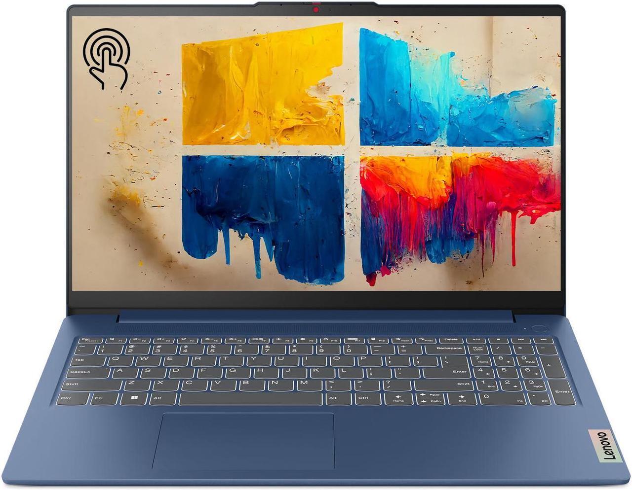 Main image of Lenovo IdeaPad 3 Laptop, 15.6" FHD Touchscreen, Intel Core i5-1155G7, 24GB RAM, 512GB SSD, Webcam, HDMI, Wi-Fi 6, Windows 11 Home, Blue