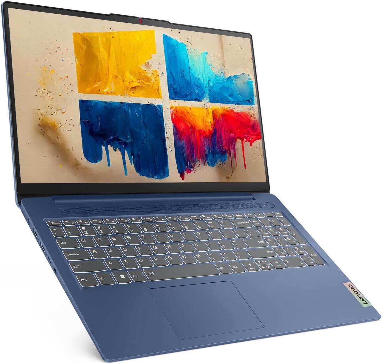 Alt view image 2 of 7 - Lenovo IdeaPad 3 Laptop, 15.6" FHD Touchscreen, Intel Core i5-1155G7, 24GB RAM, 512GB SSD, Webcam, HDMI, Wi-Fi 6, Windows 11 Home, Blue