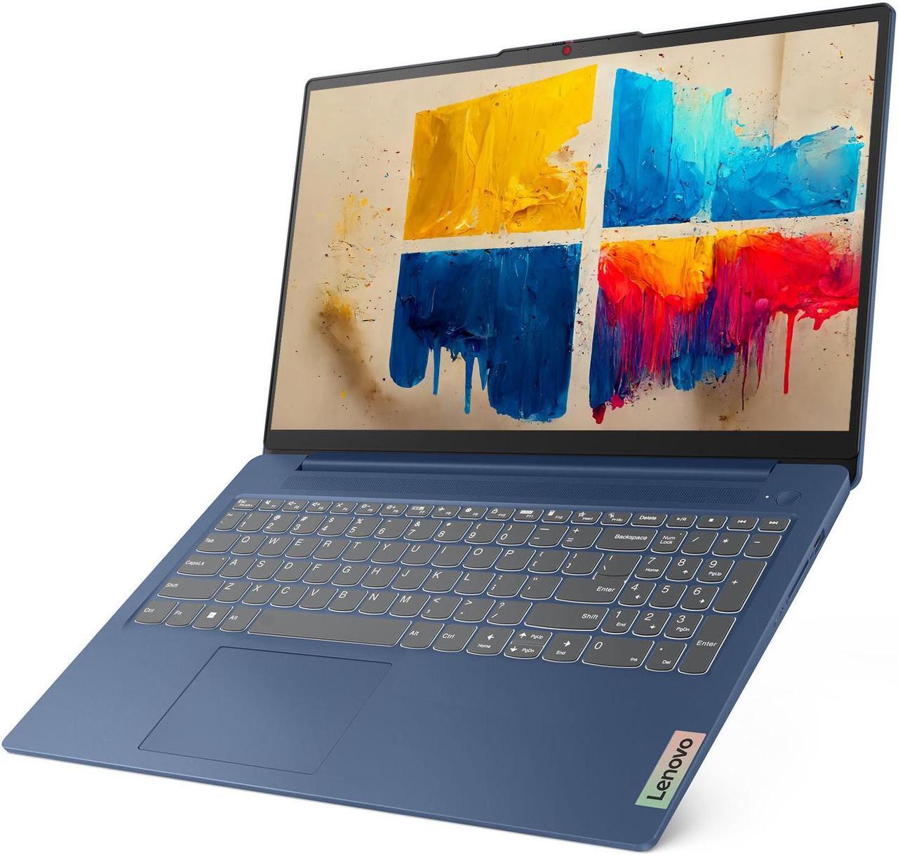 Alt view image 3 of 7 - Lenovo IdeaPad 3 Laptop, 15.6" FHD Touchscreen, Intel Core i5-1155G7, 24GB RAM, 512GB SSD, Webcam, HDMI, Wi-Fi 6, Windows 11 Home, Blue