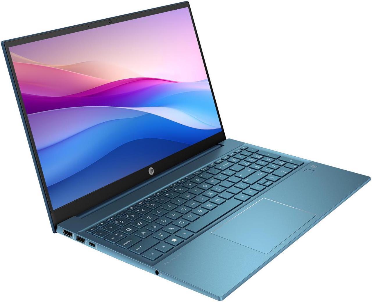 Alt view image 3 of 7 - HP Pavilion 15t-eg300 Laptop, 15.6" FHD Touchscreen Display, Intel Core i7-1355U Processor, 64GB RAM, 4TB SSD, Webcam, FP Reader, HDMI, Wi-Fi 6, Windows 11 Home, Forest Teal
