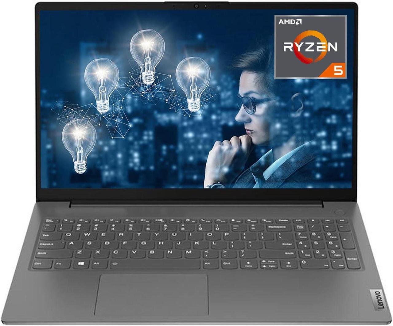 Main image of Lenovo V15 Gen 2 Business Laptop, 15.6" FHD Display, AMD Ryzen 5 5500U Processor, 8GB RAM, 512GB SSD, HDMI, RJ45, Numeric Keypad, Wi-Fi, FreeDOS, Black