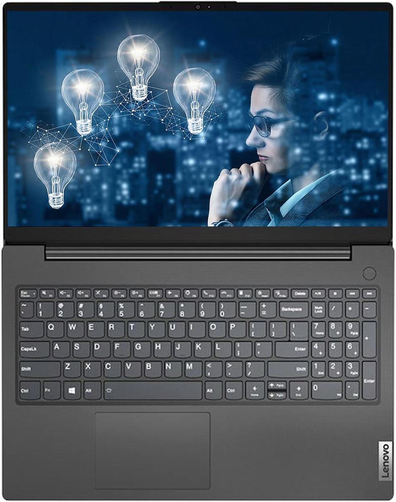 Alt view image 2 of 7 - Lenovo V15 Gen 2 Business Laptop, 15.6" FHD Display, AMD Ryzen 5 5500U Processor, 8GB RAM, 512GB SSD, HDMI, RJ45, Numeric Keypad, Wi-Fi, FreeDOS, Black