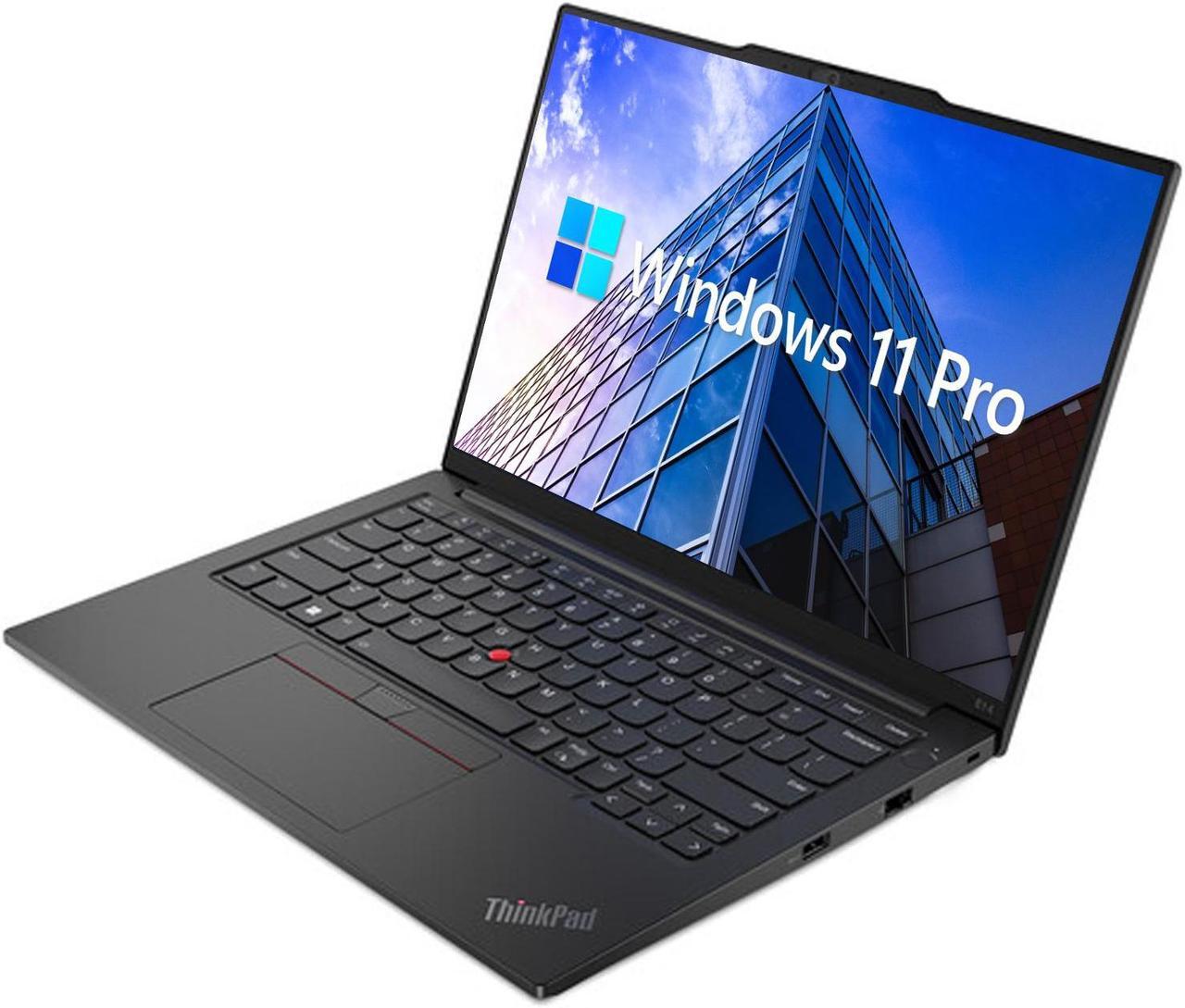 Alt view image 3 of 7 - Lenovo ThinkPad E14 Gen 5 Business Laptop, 14" FHD+ Display, AMD Ryzen 7 7730U (beat i7-1255U), 40GB RAM, 1TB SSD, FP Reader, Backlit Keyboard, HDMI, RJ45, Wi-Fi 6, Windows 11 Pro, Black