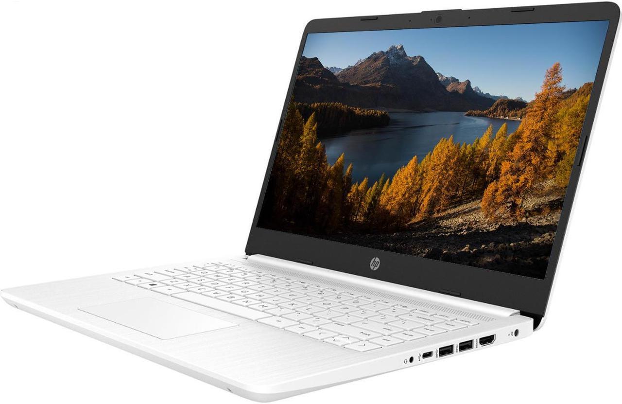 Alt view image 2 of 5 - HP Essential Laptop, 14" HD Display, Intel Celeron N4120, 16GB DDR4 RAM, 64GB eMMC, Webcam, Type-C, SD Card Reader, HDMI, Wi-Fi, Windows 11 Home, White, KKE Accessories