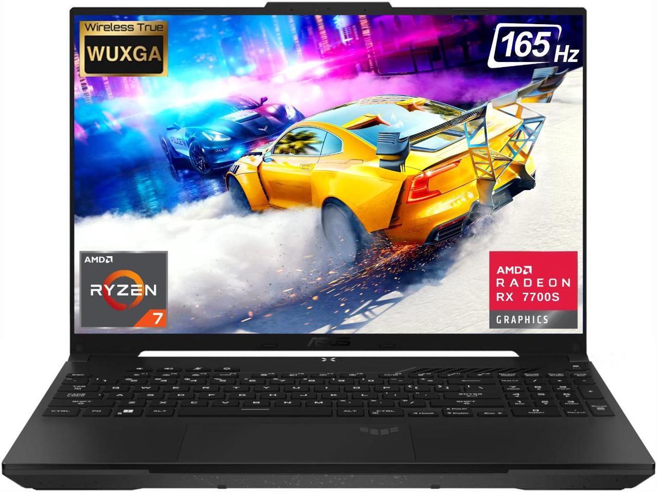Main image of ASUS Newest TUF Premium Gaming Laptop, 16" FHD+ 165Hz, AMD Ryzen 7 7735HS, AMD Radeon RX 7700S, 32GB DDR5 RAM, 2TB SSD, RGB Backlit KB, Wi-Fi 6, Windows 11 Pro, Black
