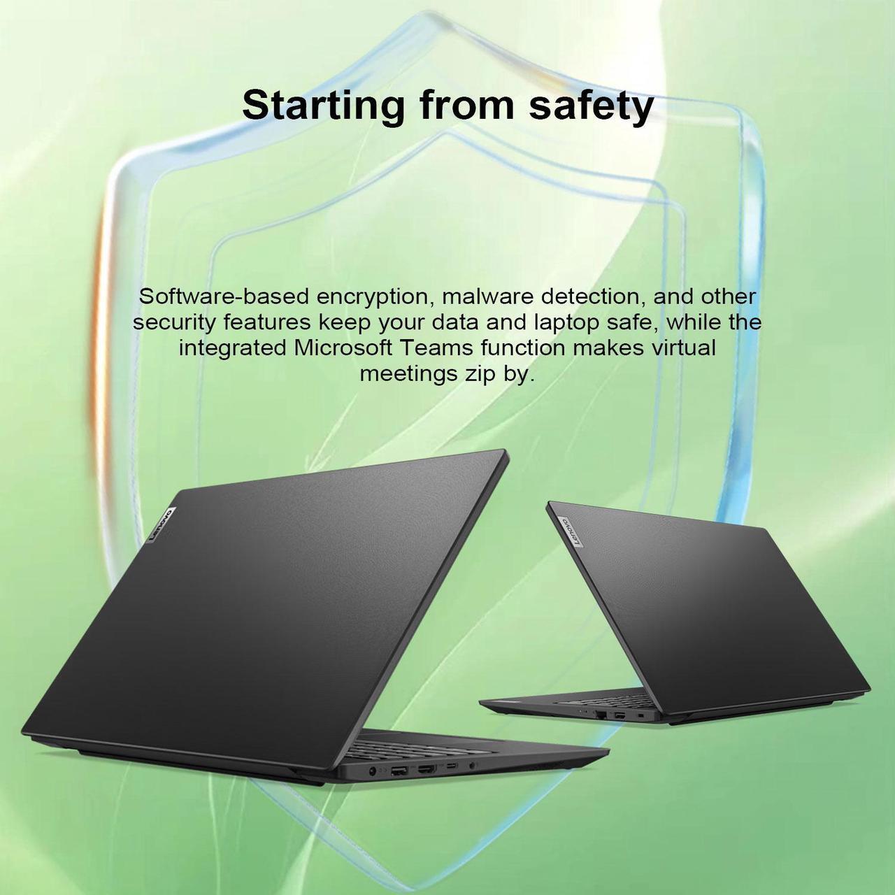 Alt view image 5 of 6 - Lenovo V15 Gen 3 Business Laptop, 15.6" FHD Display, Intel i7-1255U, 40GB RAM, 2TB SSD, Webcam, HDMI, RJ-45, Wi-Fi 6, Windows 11 Pro, Black