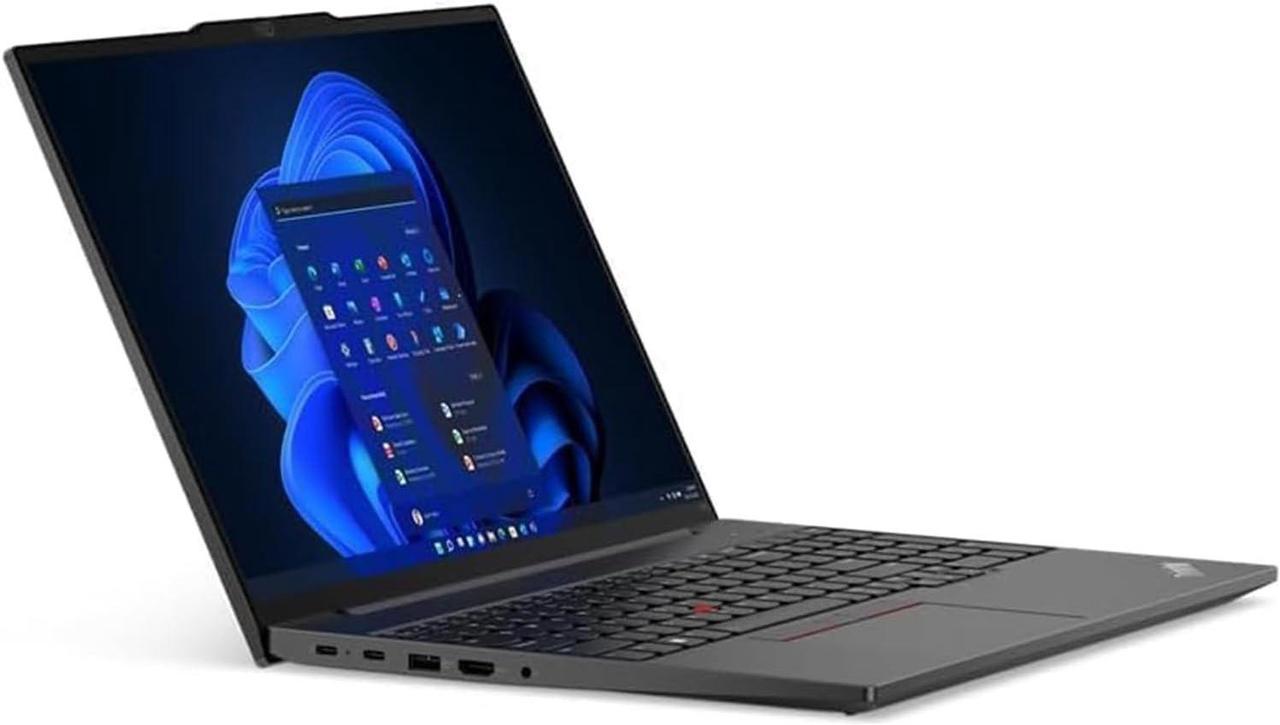Alt view image 4 of 7 - Lenovo ThinkPad E16 Business Laptop, 16" WUXGA Display, AMD Ryzen 5 7530U (Beat i7-1165G7), 40GB RAM, 1TB PCIe SSD, Webcam, HDMI, RJ-45, Fingerprint Reader, Wi-Fi 6, Windows 11 Pro, Black