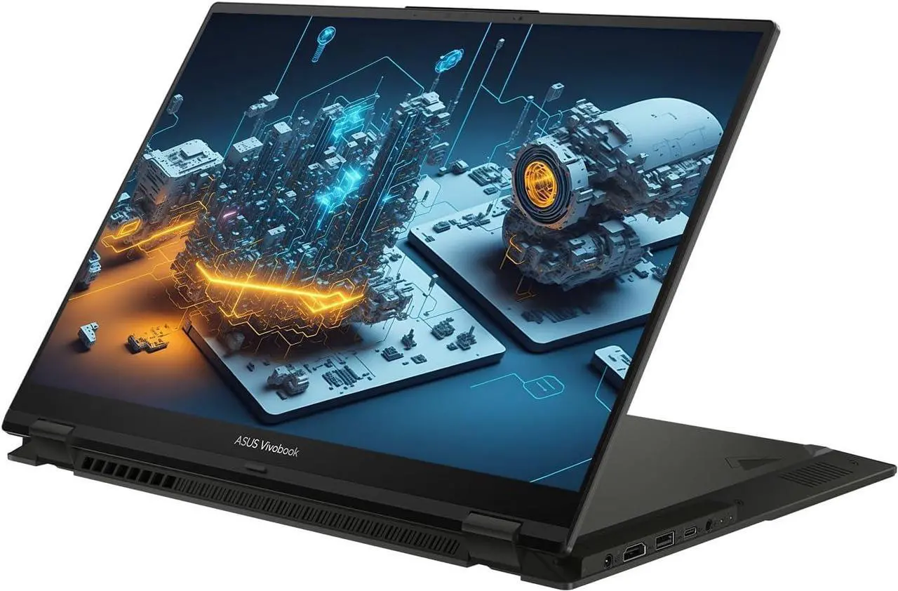 Alt view image 2 of 6 - ASUS Vivobook S 16 Flip 2-in-1 Laptop, 16" WUXGA Touchscreen, Intel Core i9-13900H, 32GB SSD, 1TB SSD, IR Camera, HDMI, Wi-Fi 6, Windows 11 Pro, Midnight Black