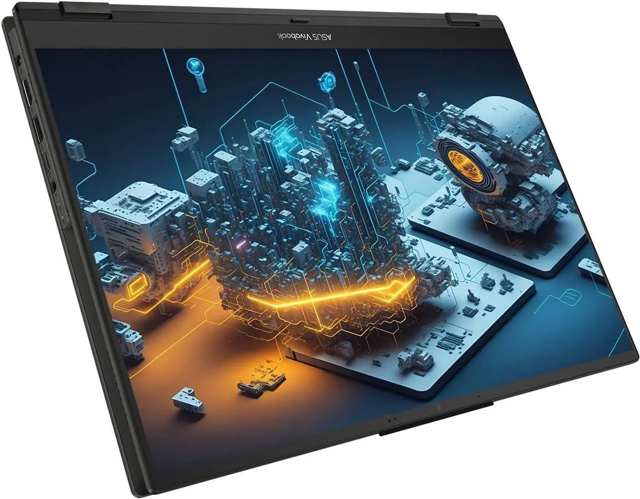 Alt view image 3 of 6 - ASUS Vivobook S 16 Flip 2-in-1 Laptop, 16" WUXGA Touchscreen, Intel Core i9-13900H, 32GB SSD, 1TB SSD, IR Camera, HDMI, Wi-Fi 6, Windows 11 Pro, Midnight Black