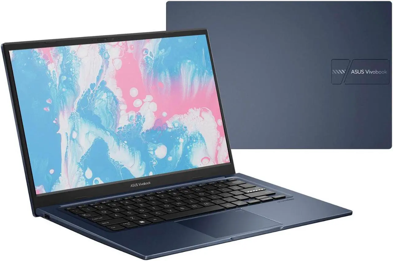 Alt view image 2 of 6 - ASUS Vivobook Laptop, 14" FHD Display, i3-1215U, 16GB RAM, 2TB SSD, Wi-Fi 6, HDMI, Webcam, Touchpad, Windows 11 Home, Blue
