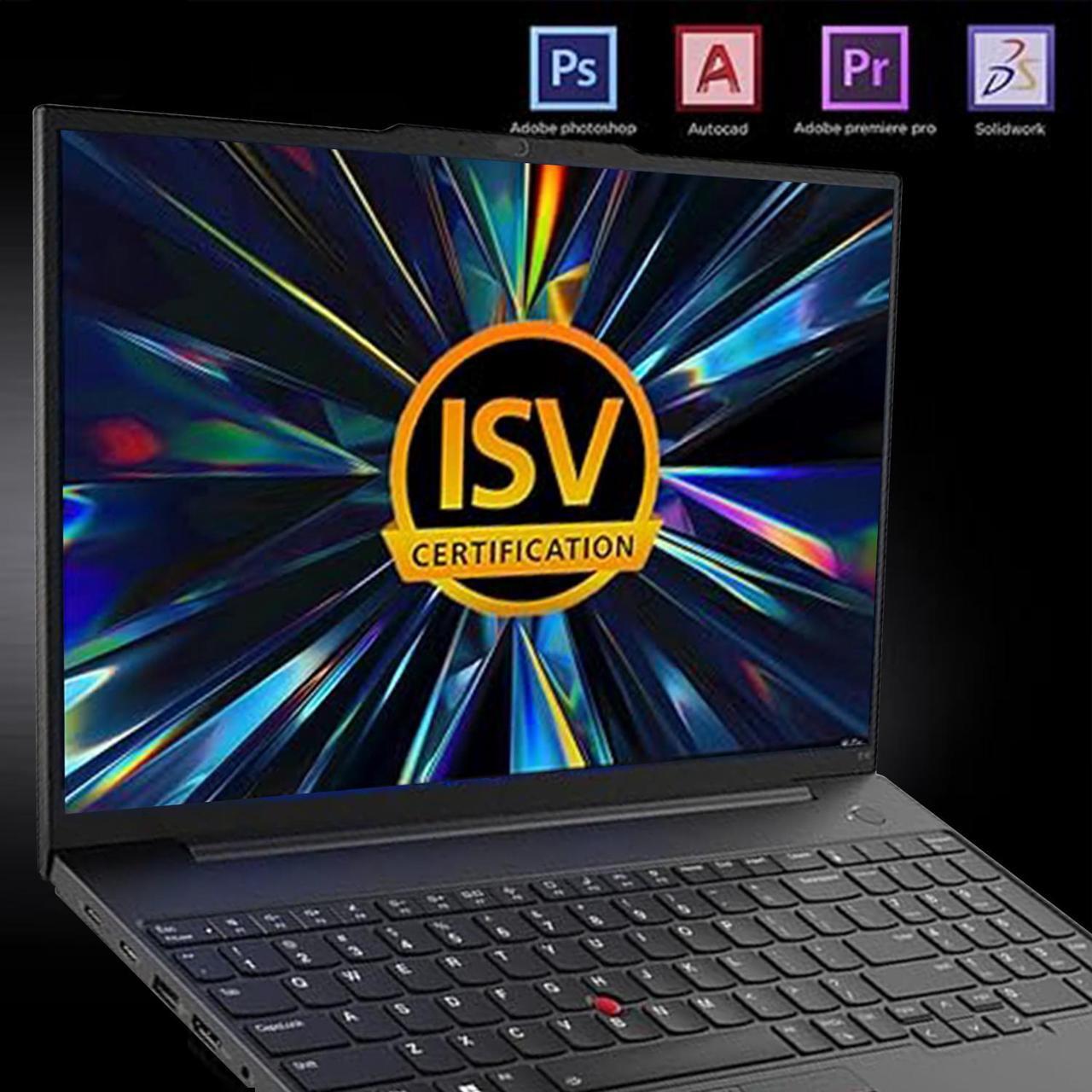 Alt view image 2 of 6 - Lenovo Newest ThinkPad E16 Gen 1 16" Business Laptop, 13th Gen Core i5-13420H (Beat Ryzen 5 7530U), 16GB RAM, 1TB SSD, Backlit Keyboard, Wi-Fi 6, Windows 11 Pro, Black