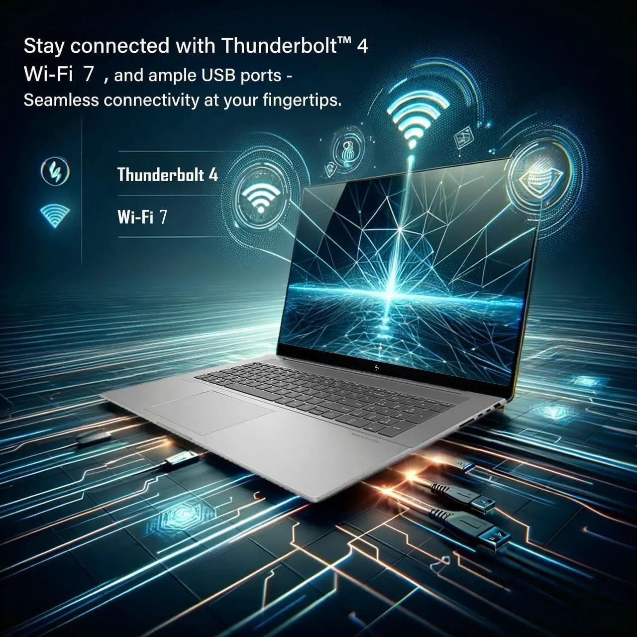 Alt view image 3 of 6 - HP Newest Envy Ultra 7 RTX 3050 Business Laptop, 17.3" UHD Diaplay, Intel Core Ultra 7 155U, NVIDIA GeForce RTX 3050, 64GB DDR5 RAM, 1TB SSD, Backlit KB, Wi-Fi 7, W11P