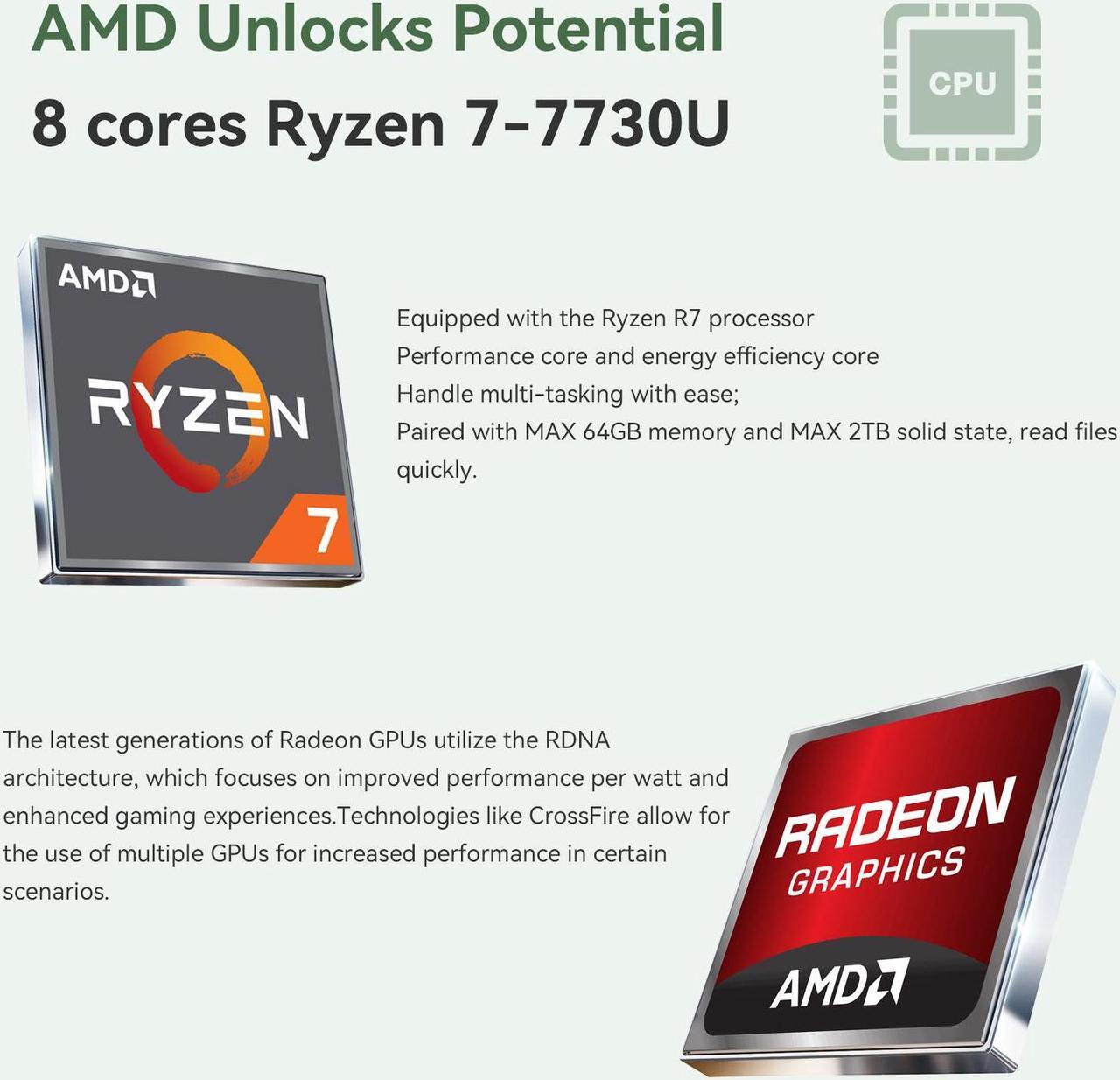 Alt view image 3 of 6 - HP Newest 255 G10 Professional Business Laptop, AMD Ryzen 7 7730U, 15.6" FHD IPS Display, 32GB RAM, 1TB PCle SSD, HDMI, Wi-Fi 6, Webcam, Windows 11 Pro, Black