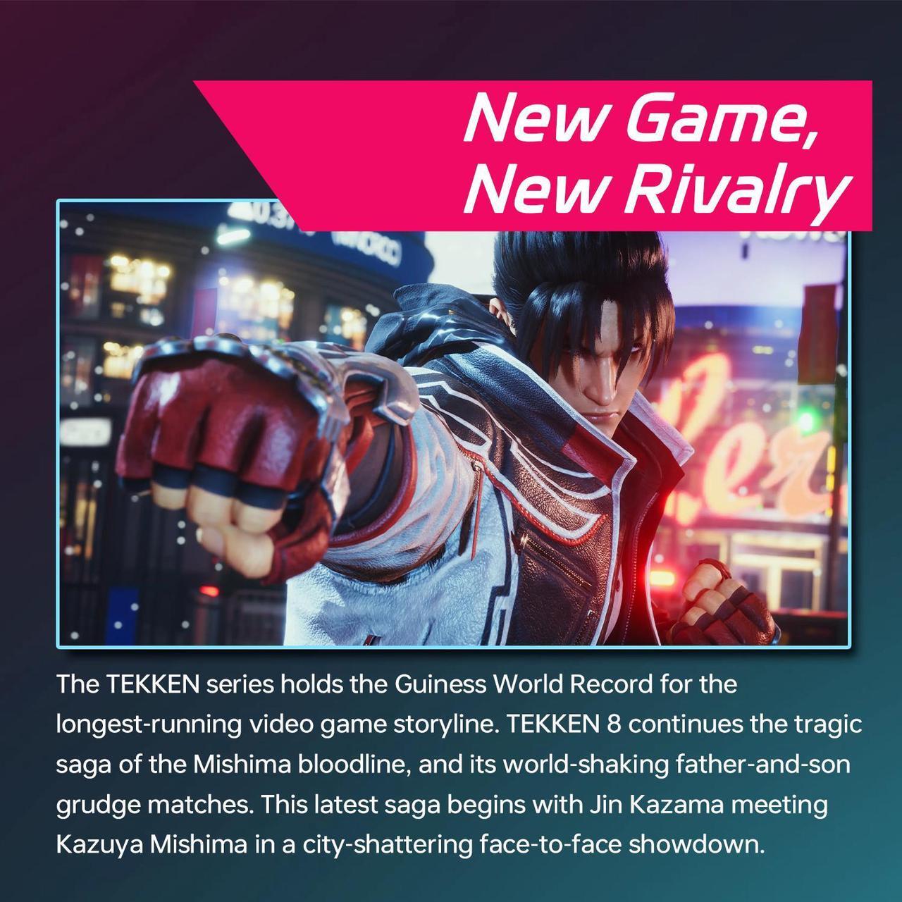 Alt view image 4 of 5 - TEKKEN 8 Premium Collector's Edition - Steam Code, Jin Figurine, 8 Cards, Gold Suit Pack, Avatar Costumes & Skins, Exclusive Digital Content