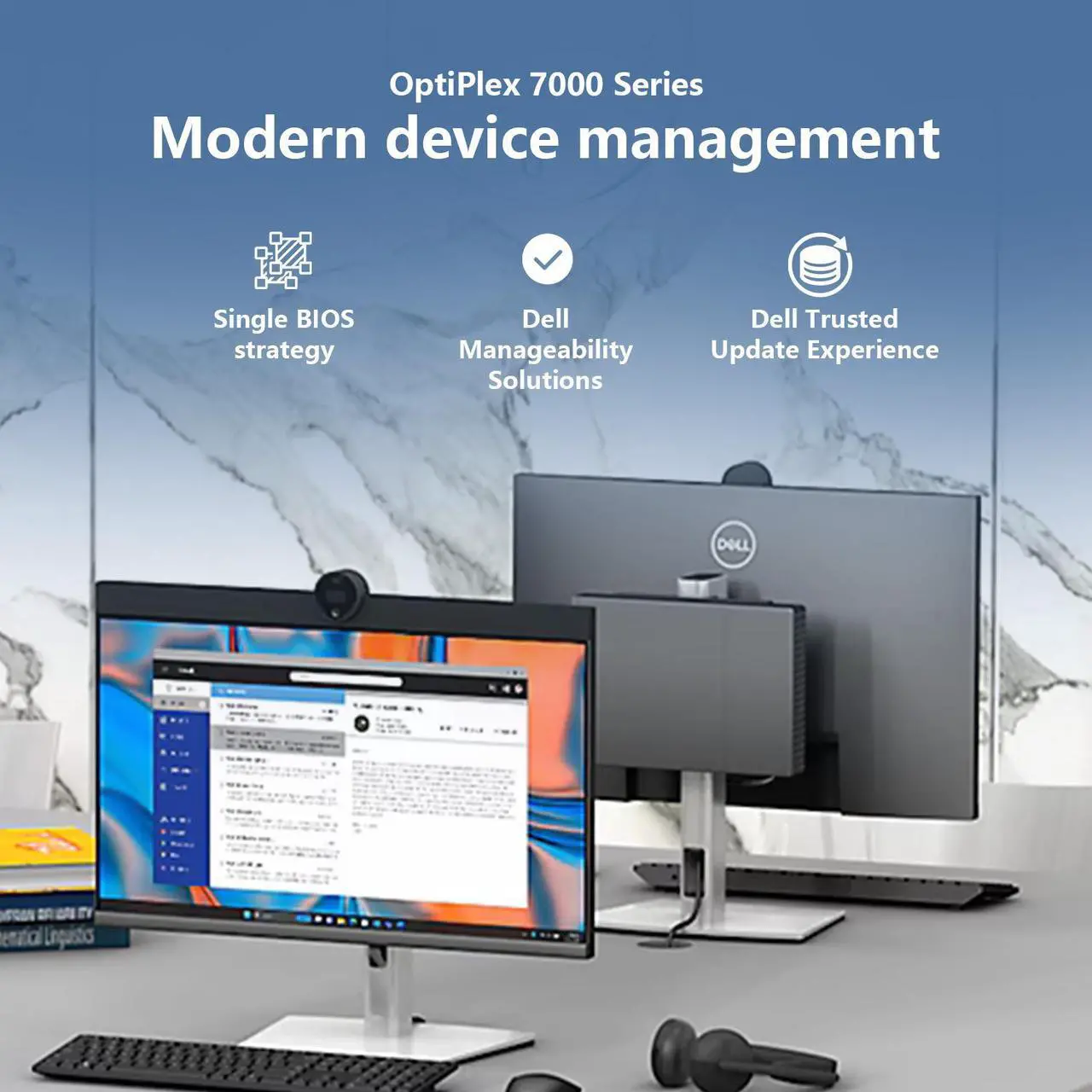 Alt view image 4 of 7 - Dell OptiPlex Micro Plus 7020 Mini Business Desktop, 14th Gen Intel 14-Core i5-14500, 16GB DDR5 RAM, 1TB SSD, DP Port, Wireless Keyboard and Mouse, Wi-Fi 6, Windows 11 Pro with AI Copilot, Black