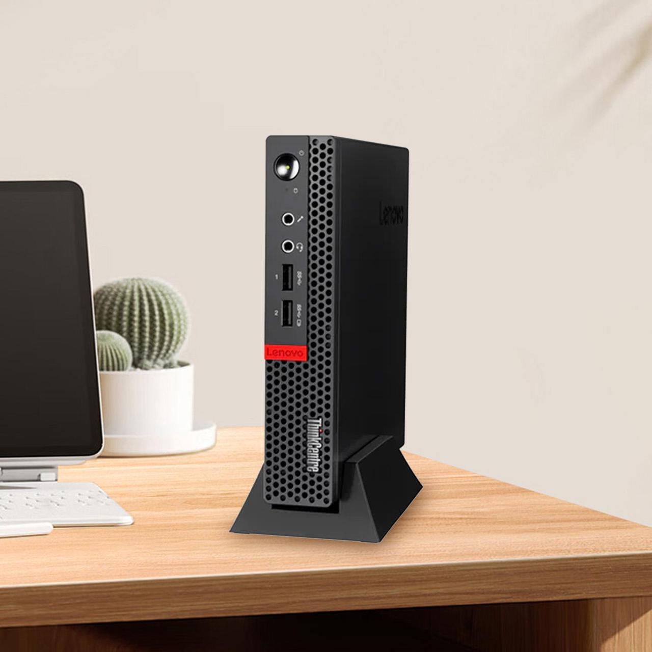 Alt view image 6 of 6 - Lenovo ThinkCentre M625q Business MFF Desktop, AMD A4 9120C, 8GB RAM, 256GB SSD, DP, Type-C, Support 2-Monitor 4K, RJ-45, Wi-Fi, Windows 11 Pro, Black