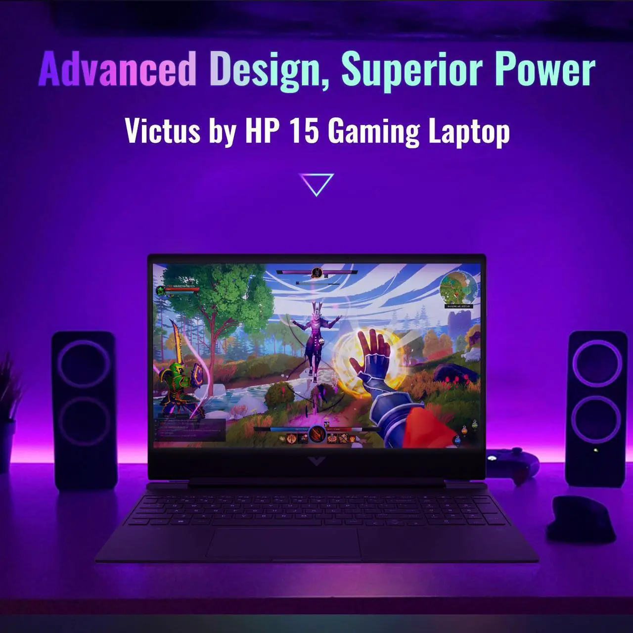 Alt view image 7 of 7 - HP Victus 15 High FPS Gaming Laptop, Intel Core i5-13420H(Beats Intel i7-12650H), NVIDIA GeForce RTX 4050, 15.6 144Hz FHD, 64GB RAM, 1TB SSD, Backlit KB, Wi-Fi 6, HD Camera, Windows 11 Pro, Silver