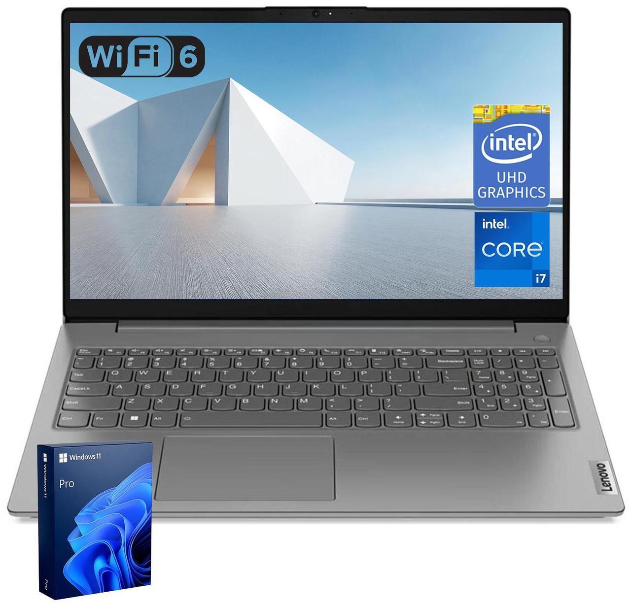 Main image of Lenovo V-Series V15 Business Laptop, 15.6" FHD, Intel Core i7-13620H, 16GB RAM, 512GB SSD, Webcam, Wi-Fi 6, Windows 11 Pro, Grey