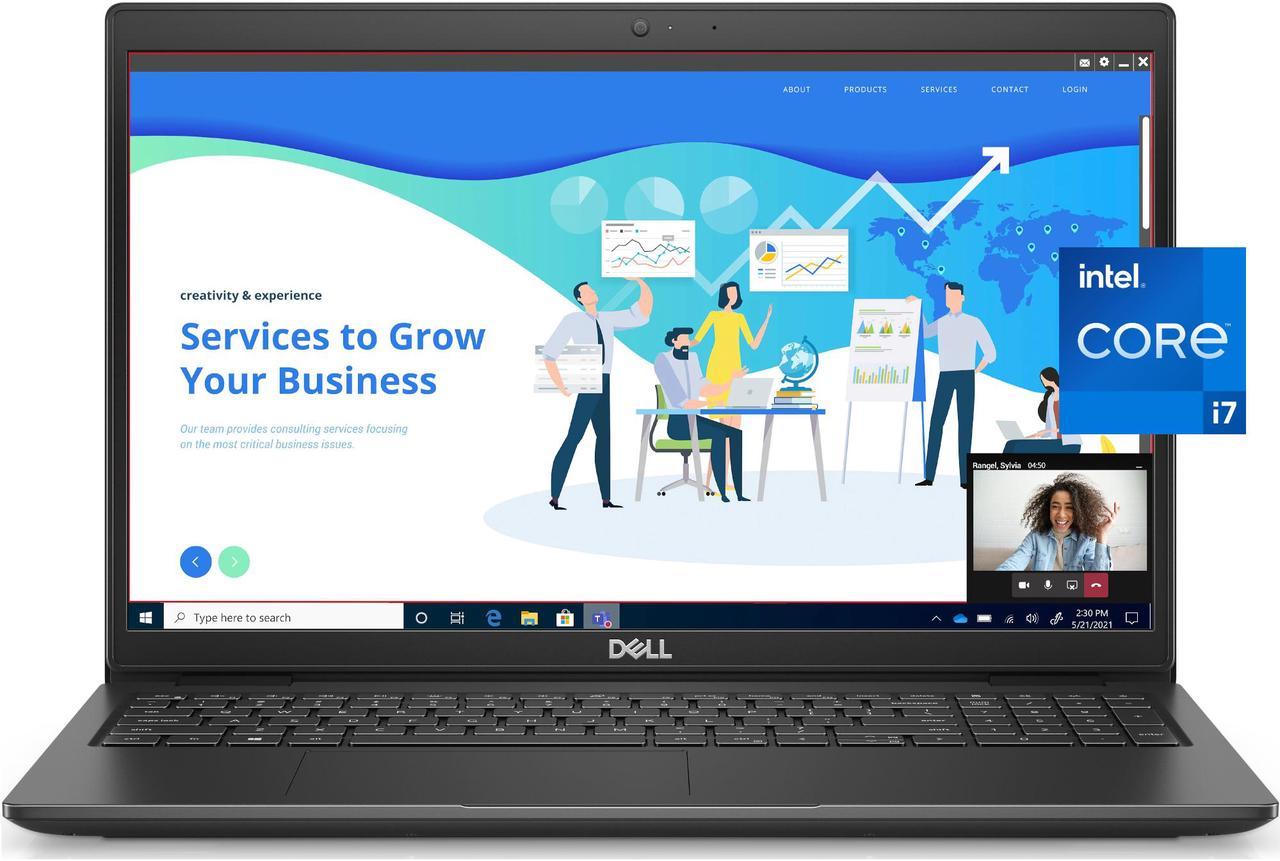 2021 Newest Dell Business Laptop Latitude 3520, 15.6" FHD IPS Backlit Display, i7-1165G7, 16GB RAM, 1TB PCIe SSD, Webcam, WiFi 6, USB-C, HDMI, Win 10 Pro