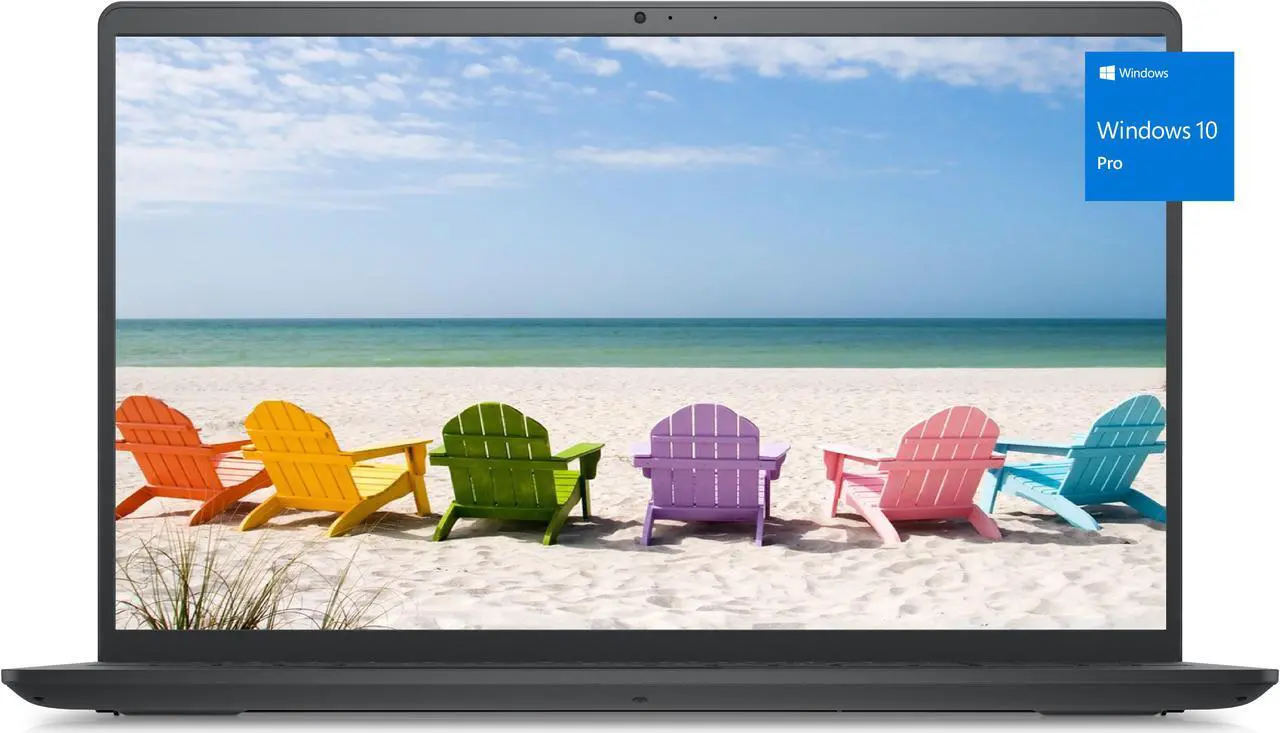 Main image of Newest Dell Inspiron 3000 Laptop, 15.6 HD Display, Intel Pentium Silver N5030 Processor, 16GB Memory, 256GB PCIe NVMe M.2 SSD, Online Meeting Ready, Webcam, WiFi, HDMI, Win10 Pro, Black