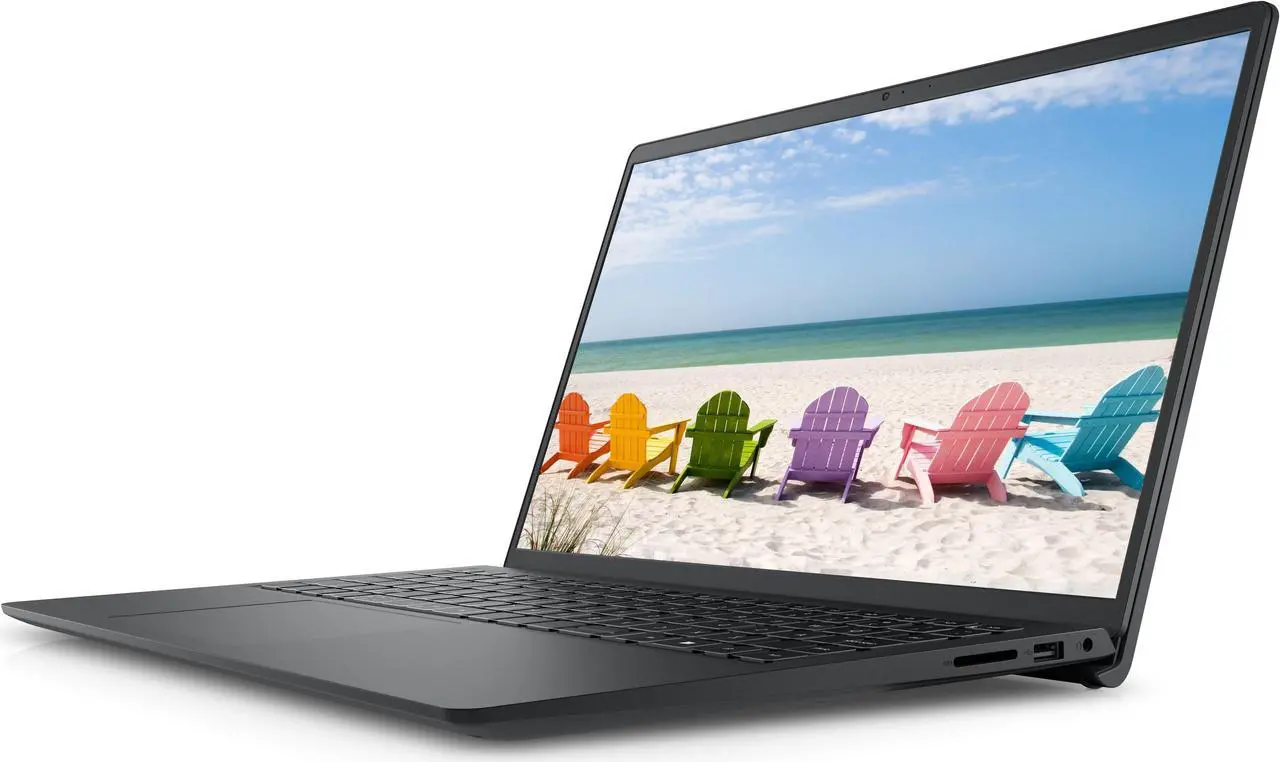 Alt view image 3 of 6 - Newest Dell Inspiron 3000 Laptop, 15.6 HD Display, Intel Pentium Silver N5030 Processor, 16GB Memory, 256GB PCIe NVMe M.2 SSD, Online Meeting Ready, Webcam, WiFi, HDMI, Win10 Pro, Black