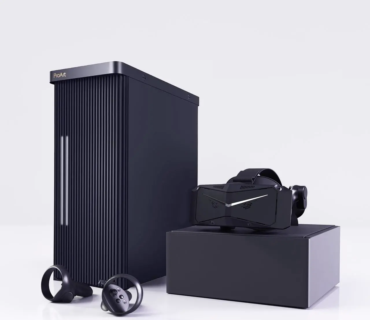 Main image of ASUS ProArt VR Ready Desktop, i7-13700, RTX 4070, 64GB RAM, 2TB SSD, W11 Pro, Bundle with Pimax Crystal Light Prime 8K QLED PCVR Headset, for Designing, Exhibition, Training and Education