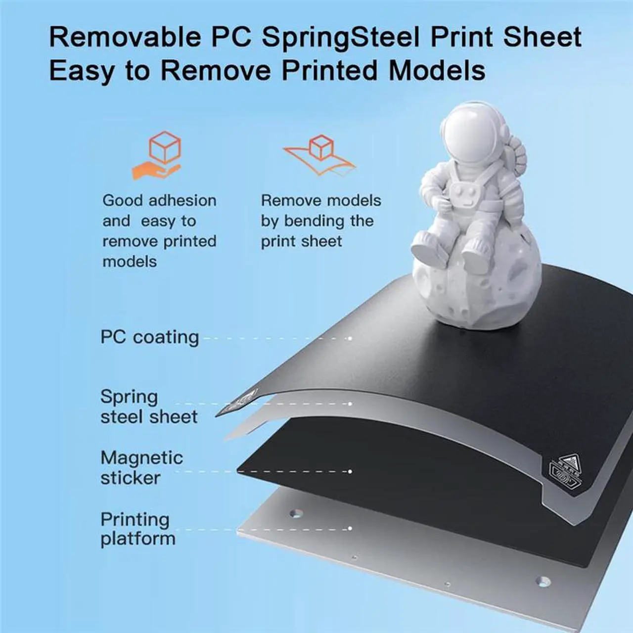 Alt view image 4 of 5 - Creality Ender 3 S1 3D Printer, Advanced 32 Bit Mute Mainboard, CR Touch Auto-Leveling, Direct Extruder, Super Magnetic Spring Steel Print Bed, Print Size 8.6x8.6x10.6 inch for PLA/TPU/ABS/PETG